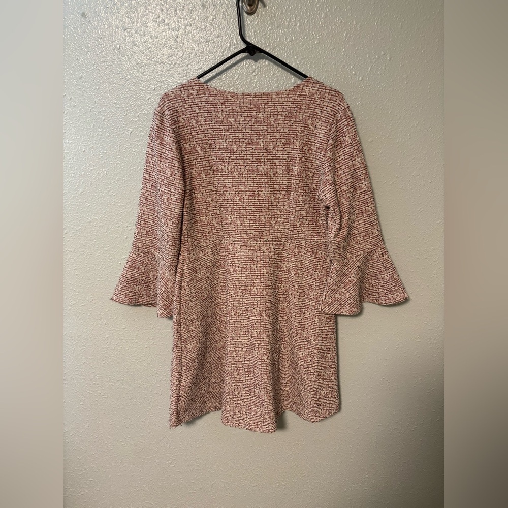 Anthropologie Mauve Suzy Swing Dress Size Large - Picture 3 of 4